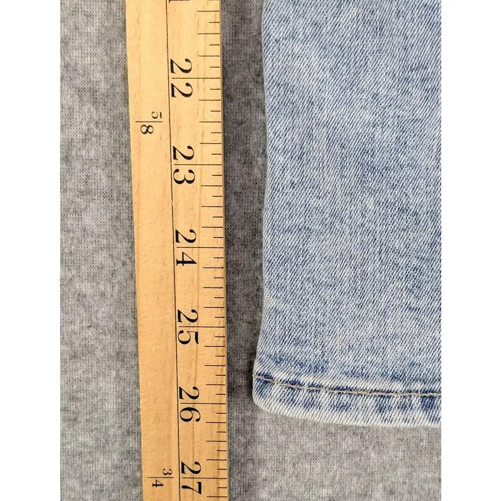GAP Kids High Rise 70s Flare Jeans Girls 14 Plus Stretch Denim Light Acid Wash